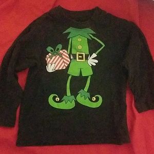 childrens place christmas elf shirt 2t